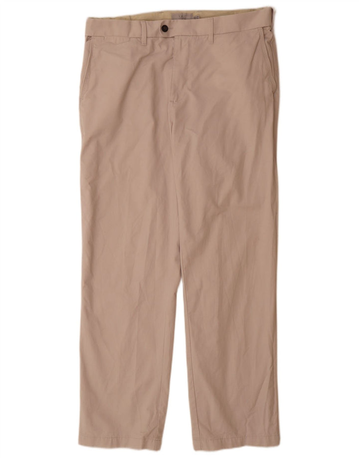 Marks & Spencer Pantalones de traje de corte regular para hombre W36 L31 Algodón gris