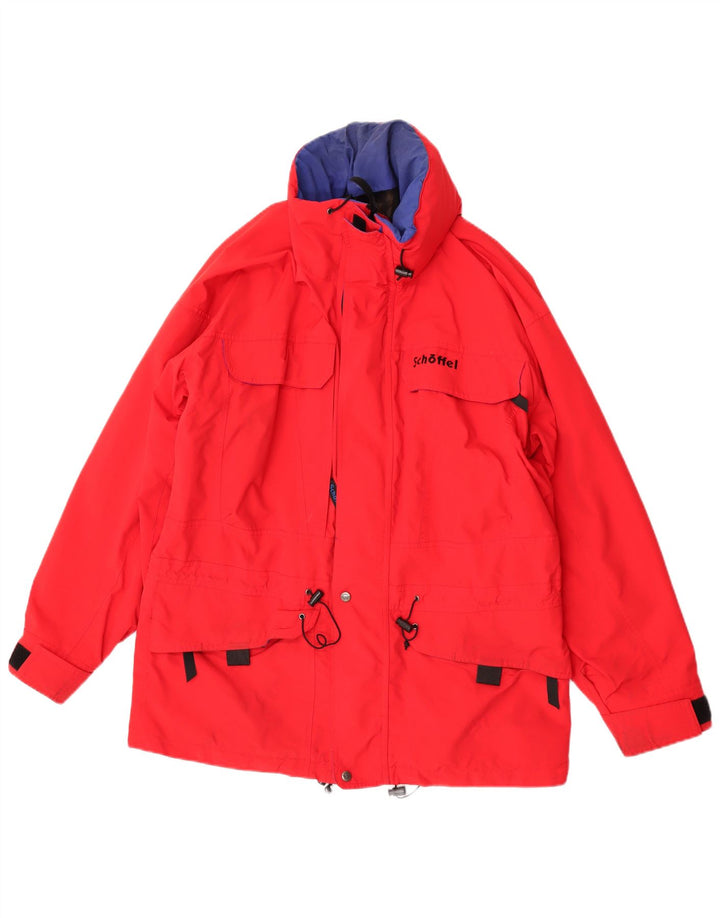 Schoffel Chaqueta impermeable con capucha para hombre EU 50 Large Red