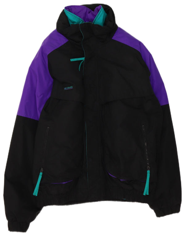 Columbia Chaqueta de esquí para hombre UK 40 Large Nylon color negro