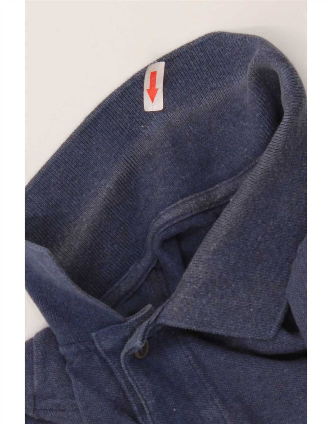 Lacoste Polo de manga larga para hombre talla 4 algodón azul medio