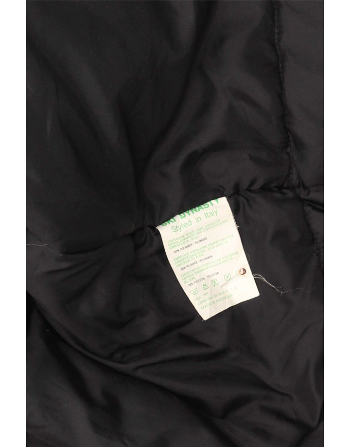 Vintage hombres suelta ajuste chaqueta de esquí Reino Unido 40 gran bloque de color multicolor
