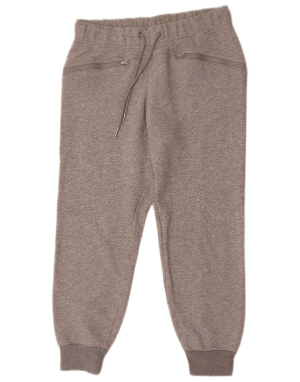 Adidas Mujer Chándal Pantalones Joggers UK 10 Pequeño Gris Algodón