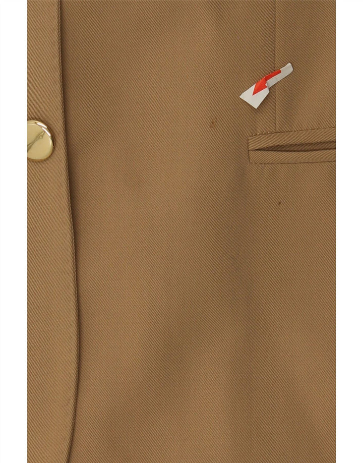 Herno Chaqueta Blazer De 2 Botones Para Mujer IT 50 XL Lana Beige