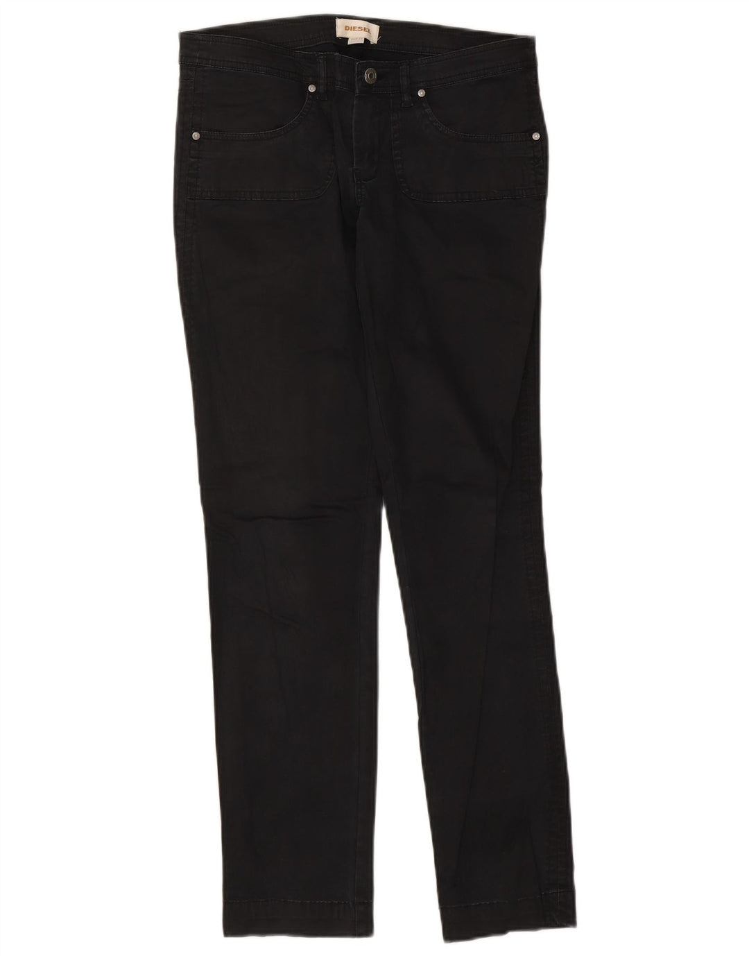 Vaqueros Slim Mujer Diesel W29 L30 Algodón Negro