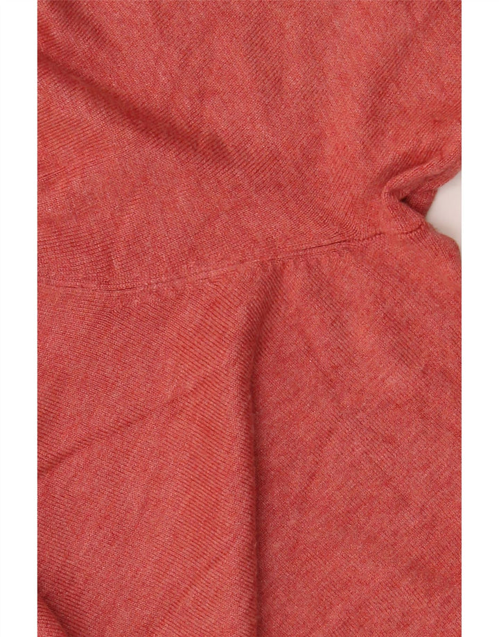 Marks & Spencer Suéter Corto con Cuello Redondo para Mujer UK 46 Grande Rojo