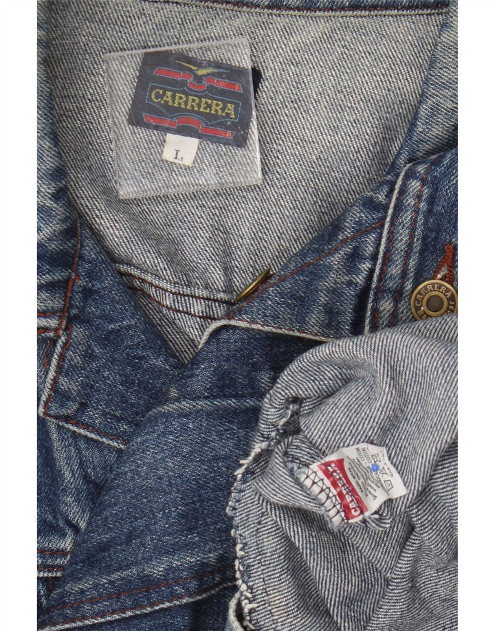 Carrera Chaqueta vaquera para mujer UK 16 Grande Algodón azul