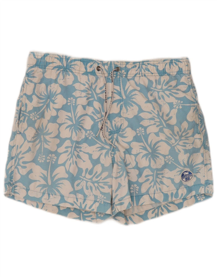 Bañador Hombre North Sails Azul Medio Floral Algodón