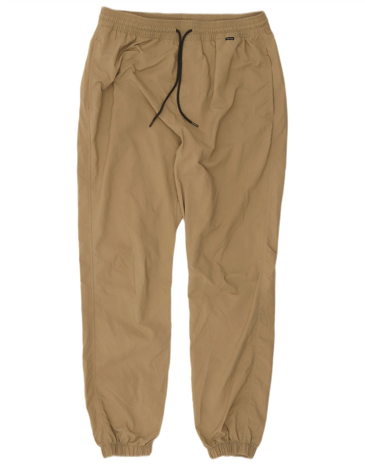 Hurley Hombre Dri Fit Joggers Pantalones Impermeables Nylon Beige Medio