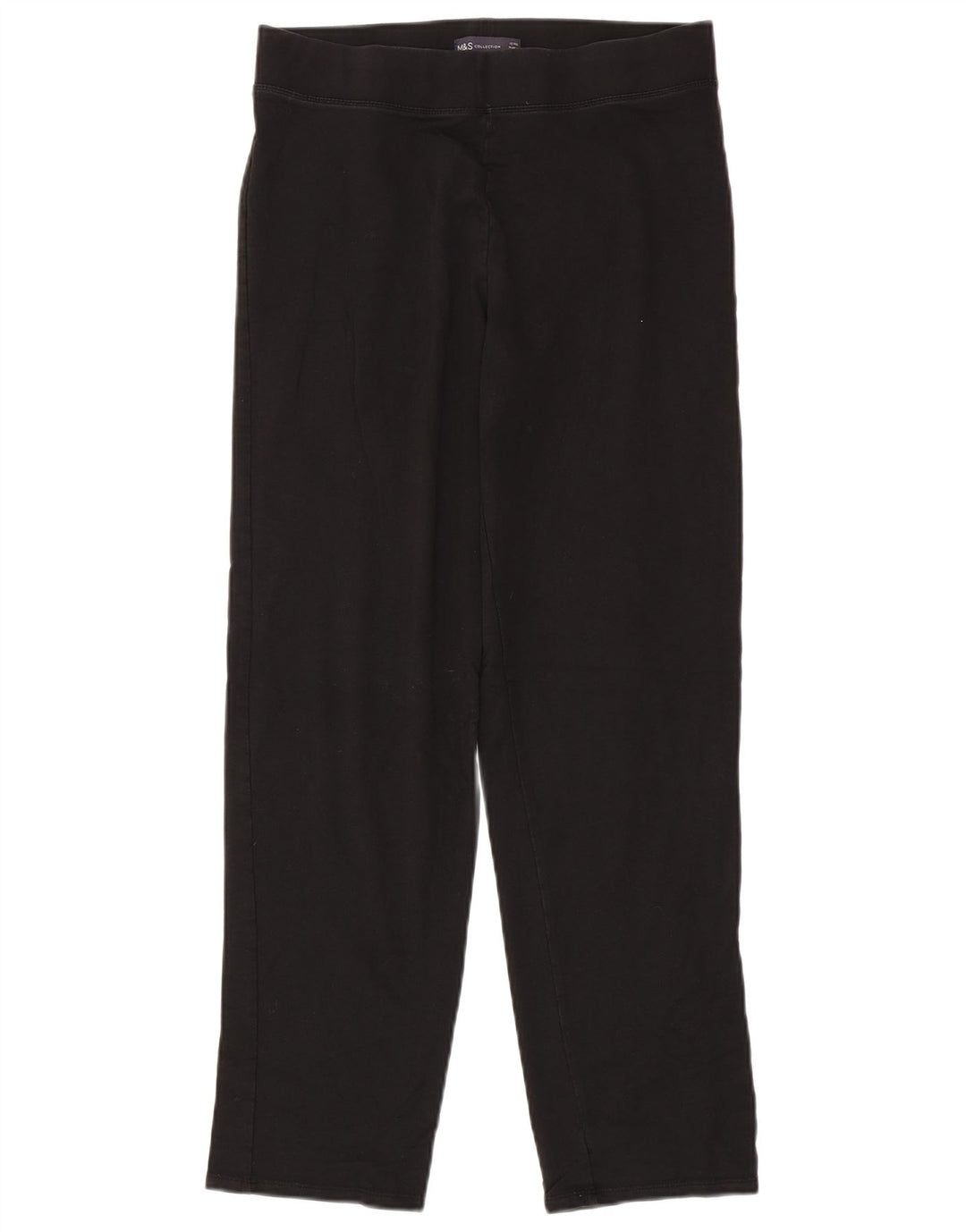 Marks & Spencer Leggings para mujer Reino Unido 12 Mediano Algodón negro