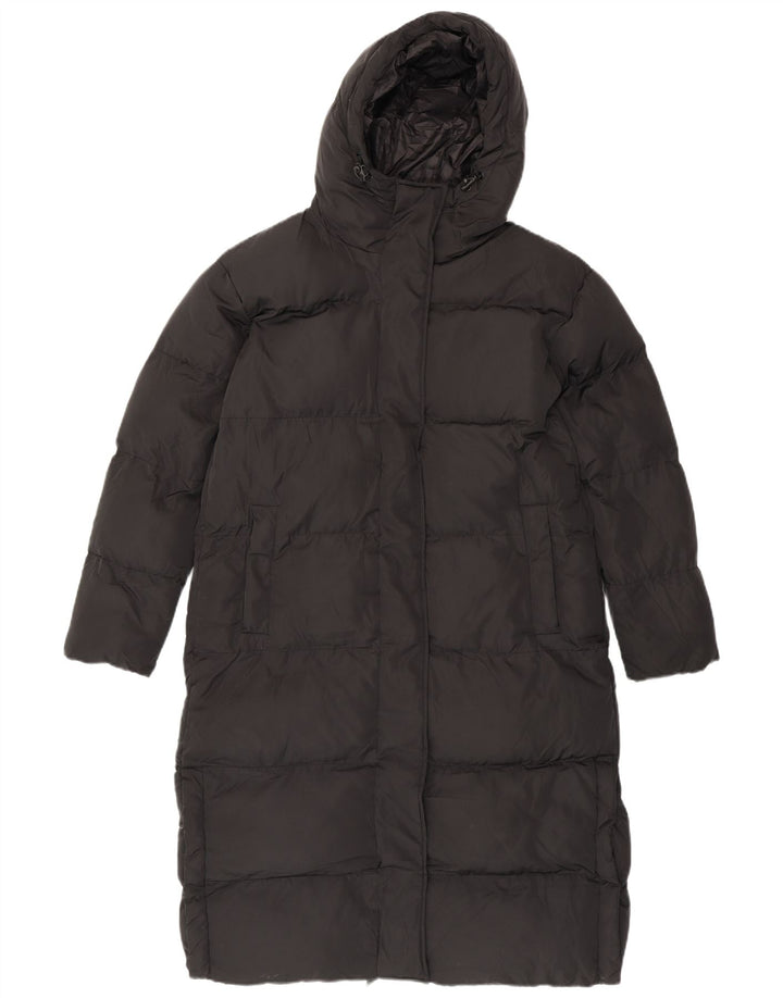 Superdry Abrigo acolchado extragrande para mujer UK 8 Small Poliéster negro
