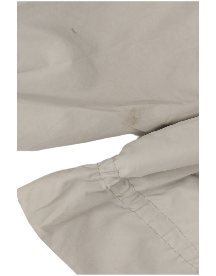 Zara Chaqueta Bomber para Mujer UK 46 Grande Poliéster Gris