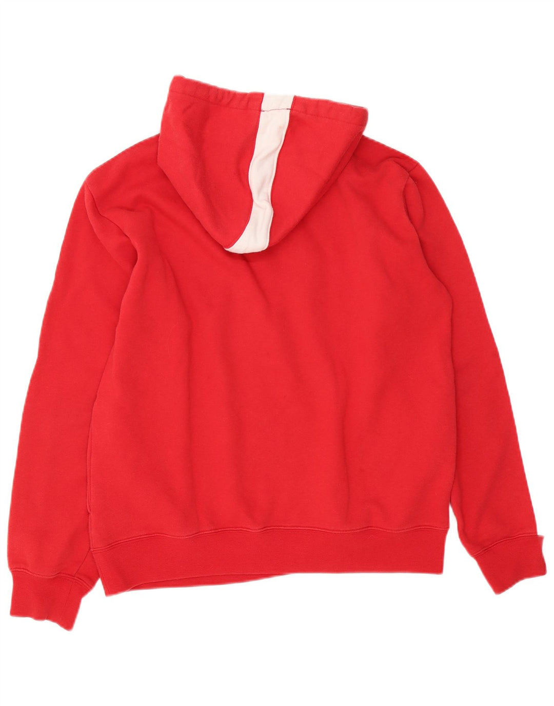 Nike Jersey con capucha y estampado gráfico de algodón color block en rojo mediano