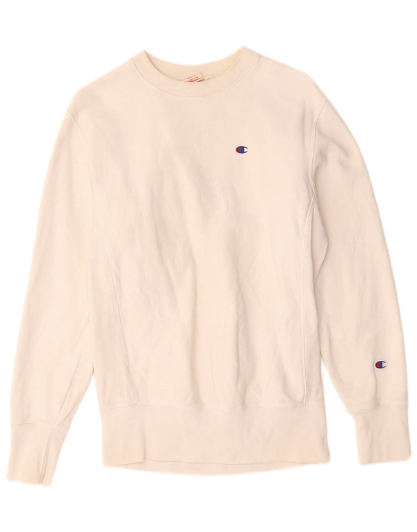 Champion Sudadera Jumper Medium Blanco Hombre