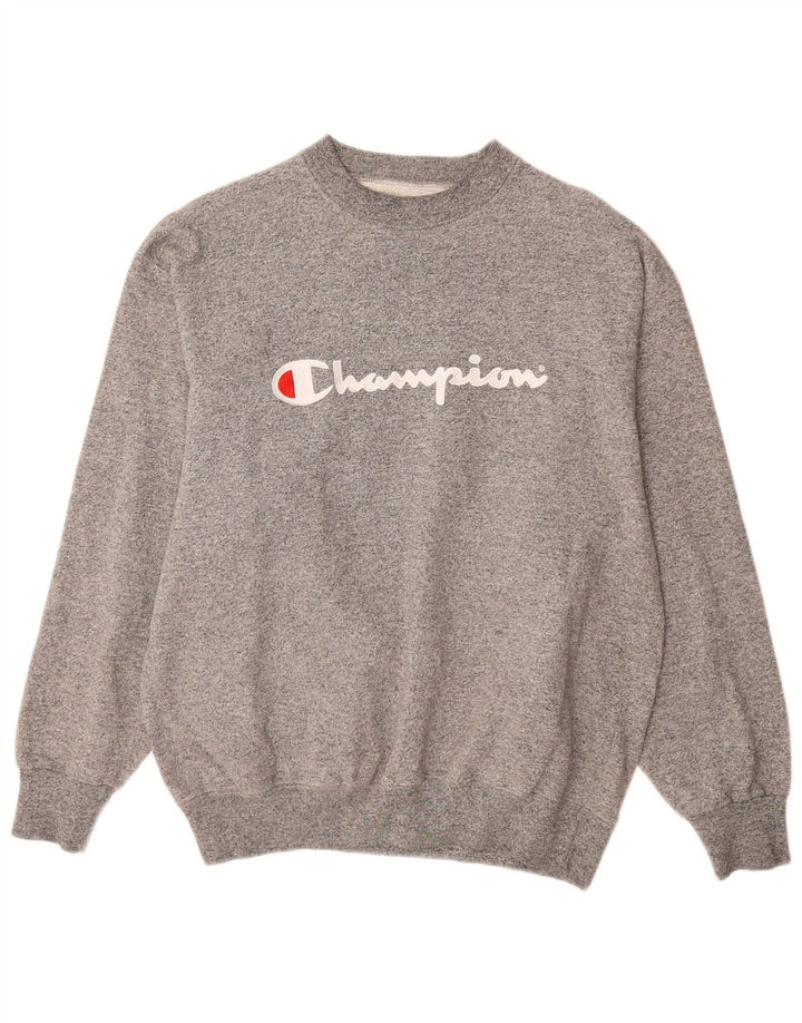 Champion Sudadera Gráfica De Algodón Con Motivos Gris Medio |