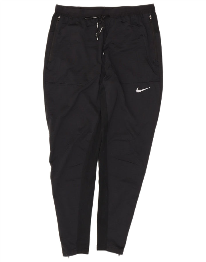 NIKE Pantalones de chándal para mujer UK 10 Small Black Poliéster