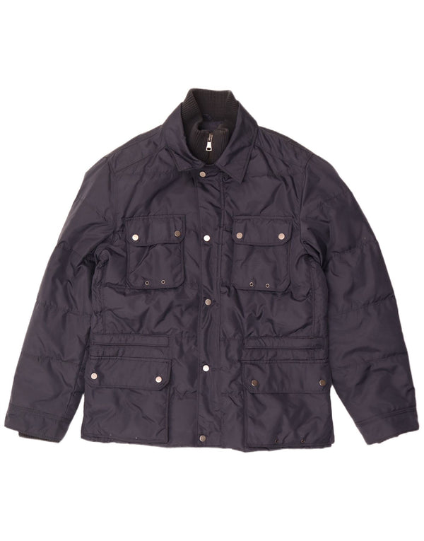 Best Company Chaqueta acolchada para hombre UK 44 2XL Azul marino Nylon