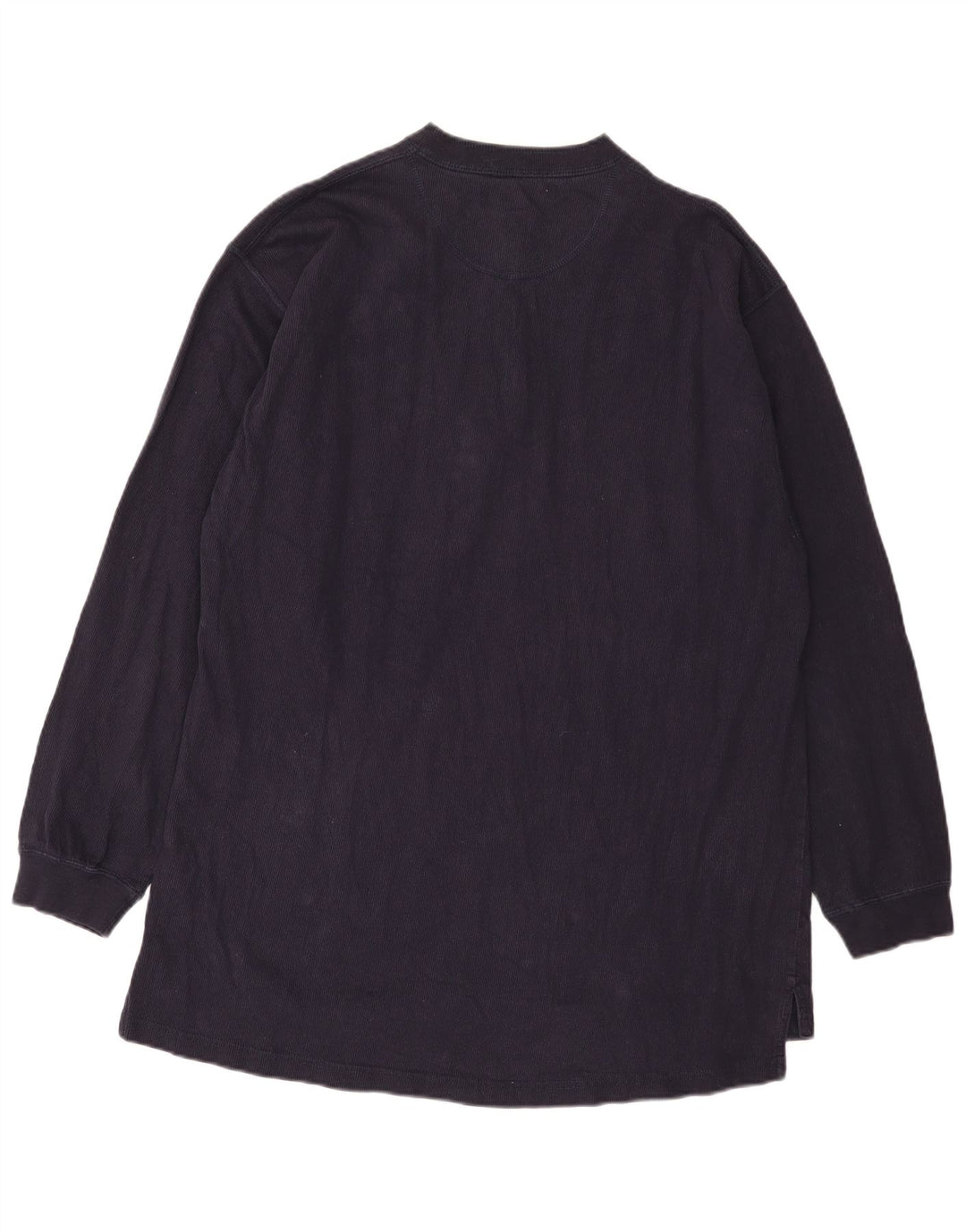 Chaps Mens Top Manga Larga 2XL Azul Marino Algodón