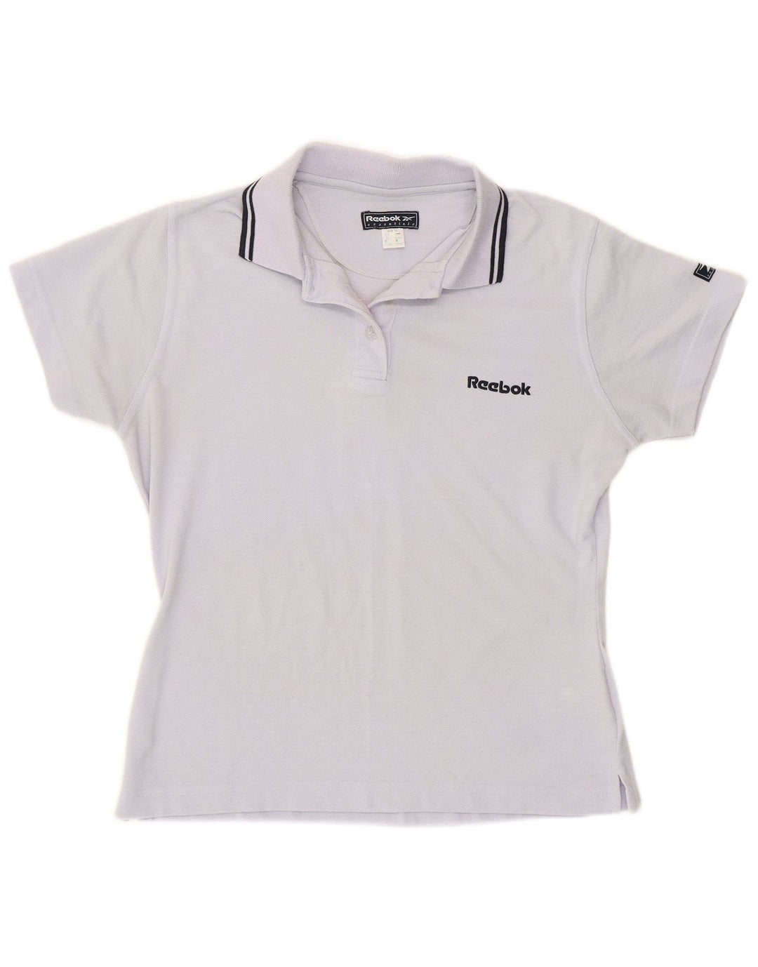 Reebok Polo para mujer UK 40 Grande Poliéster morado