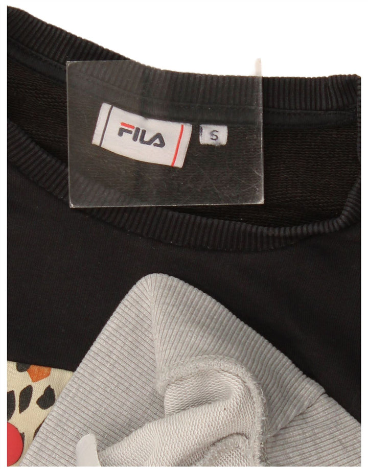 Fila Mujer Graphic Sudadera Jumper UK 10 Small Multicolor