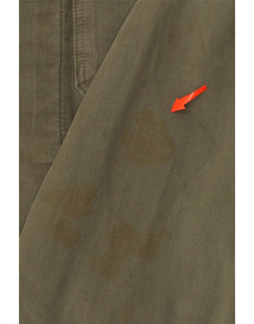 Vintage hombres chaqueta militar Reino Unido 36 pequeño caqui