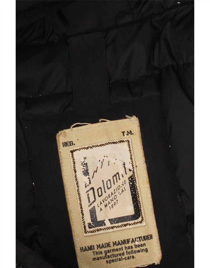 Dolomite Chaqueta acolchada con capucha para hombre UK 42 XL Nylon negro