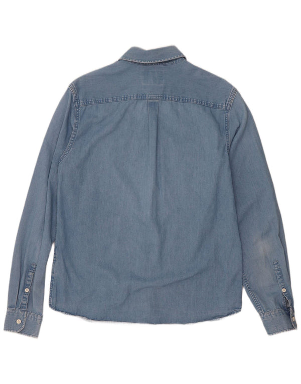 Calvin Klein Jeans Camisa vaquera de corte regular para hombre de algodón azul medio