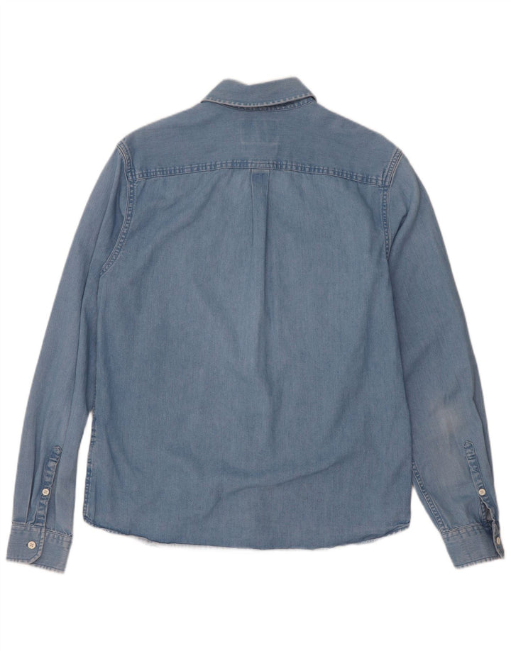 Calvin Klein Jeans Camisa vaquera de corte regular para hombre de algodón azul medio