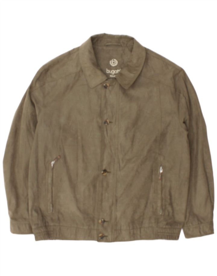 Bugatti Chaqueta Bomber Hombre IT 56 3XL Caqui Poliéster