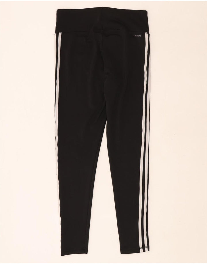 ADIDAS Leggings Climalite para mujer Reino Unido 12/14 Mediano Negro Poliéster