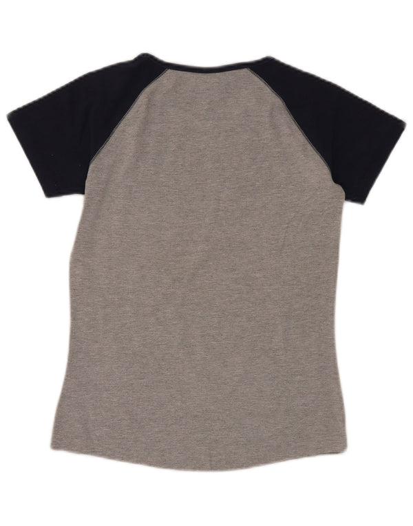 Nike Camiseta gráfica para mujer UK 10/12 Small Grey Colourblock