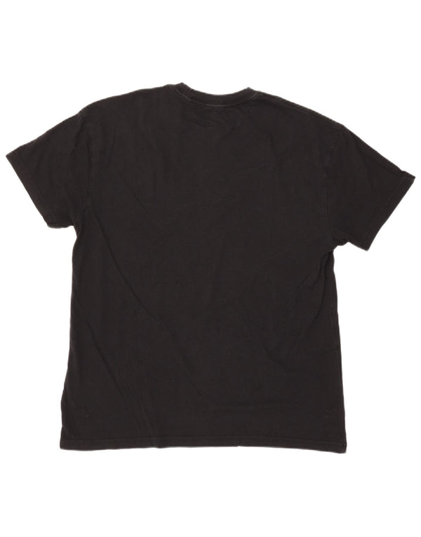 VANS Hombre Camiseta Top Medium Negro Algodón