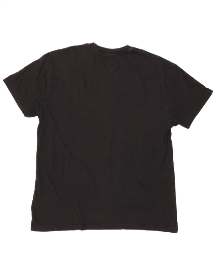 VANS Hombre Camiseta Top Medium Negro Algodón