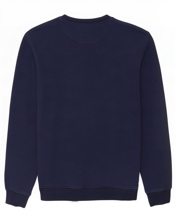 Lyle & Scott Hombre Sudadera Jumper Small Azul Marino Algodón