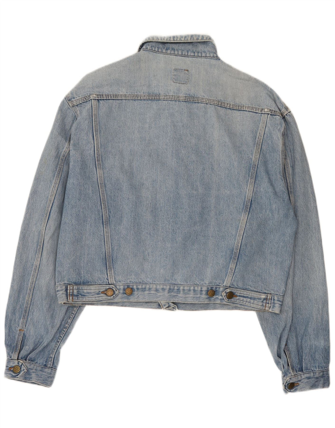 Stefanel Chaqueta vaquera para mujer UK 40 XL Algodón azul