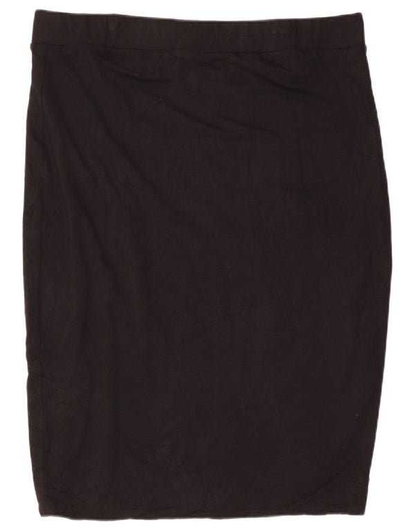 Topshop Falda lápiz para mujer UK 40 Large W36 Viscosa negra