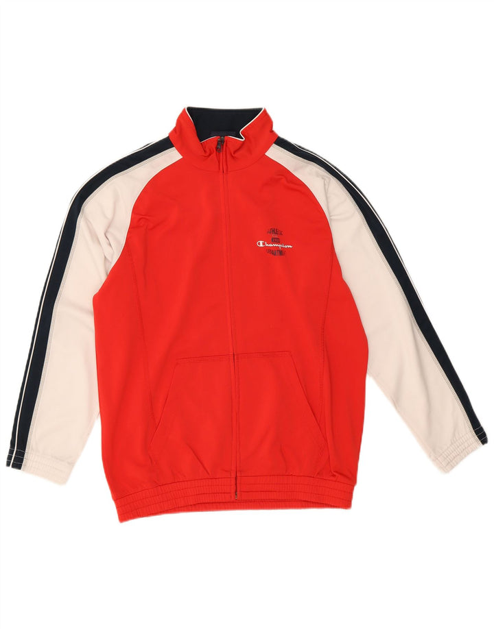 Champion Chaqueta de chándal para niños 11-12 años Grande Color Rojo