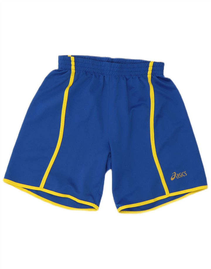 Asics - Pantalones cortos deportivos para hombre, poliéster, color azul grande