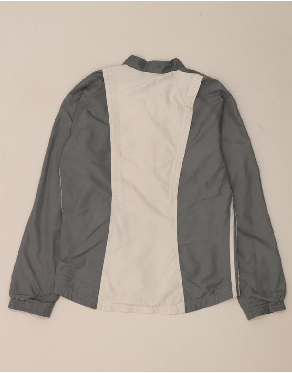 Adidas - Chaqueta de chándal para mujer, talla 40, color gris pequeño