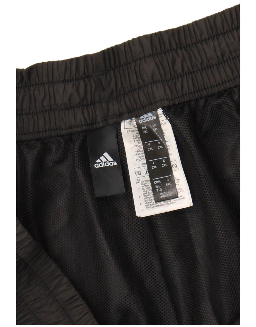Adidas Pantalones de chándal para hombre Joggers 2XL Negro Poliéster