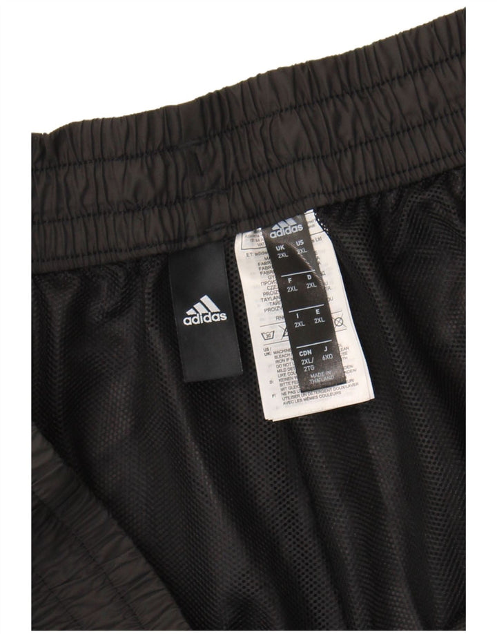 Adidas Pantalones de chándal para hombre Joggers 2XL Negro Poliéster