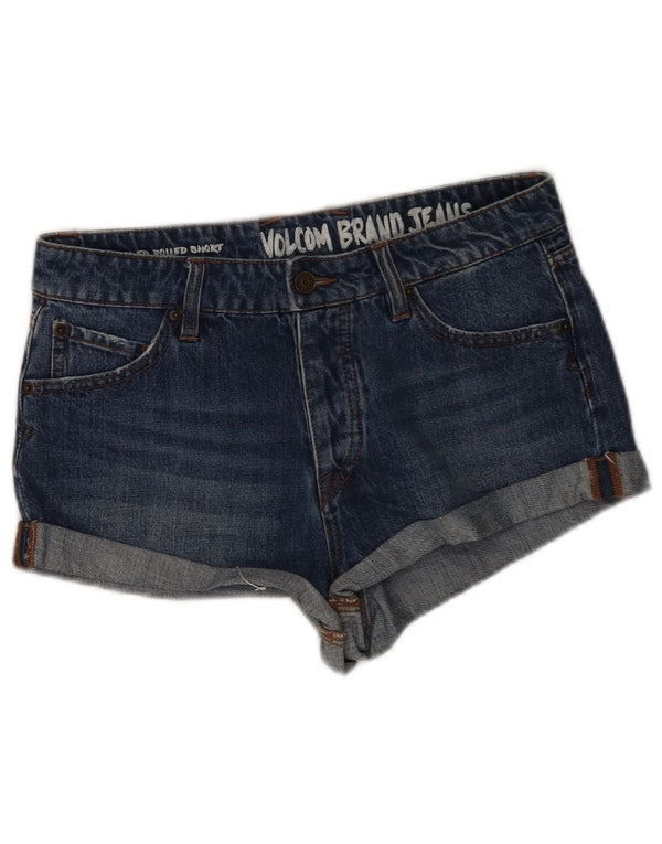 Shorts vaqueros Mujer Volcom W28 Algodón azul medio
