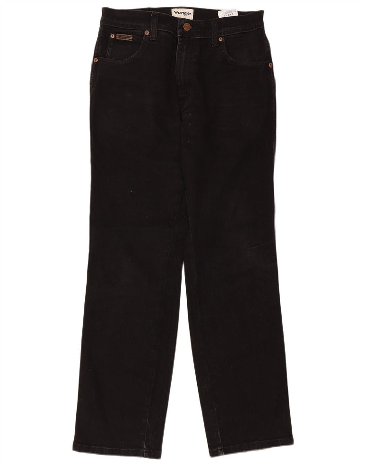 Wrangler Vaqueros rectos Texas para hombre W30 L30 Algodón negro