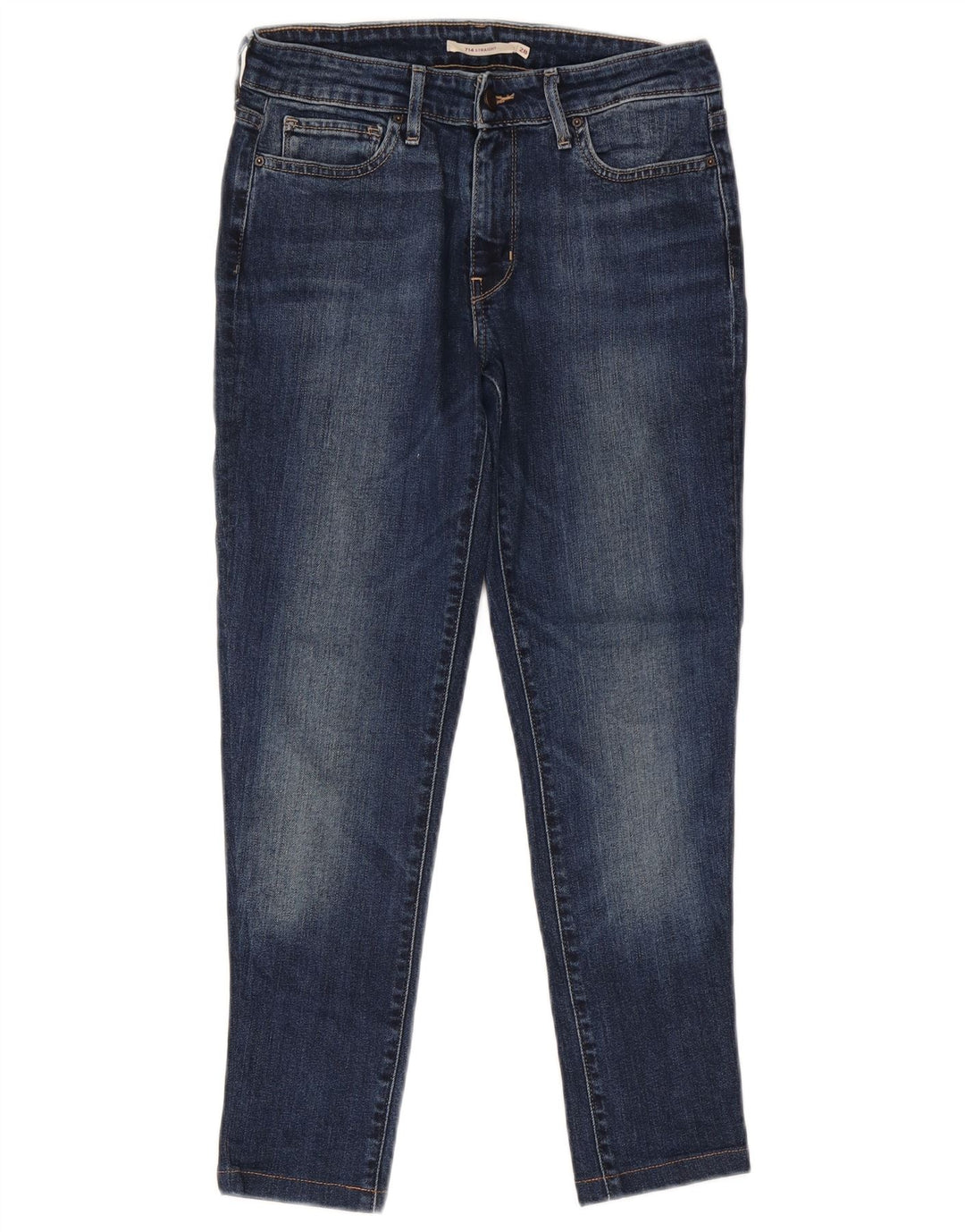Vaqueros Levi's Mujer 714 Rectos W28 L26 Algodón Azul Marino