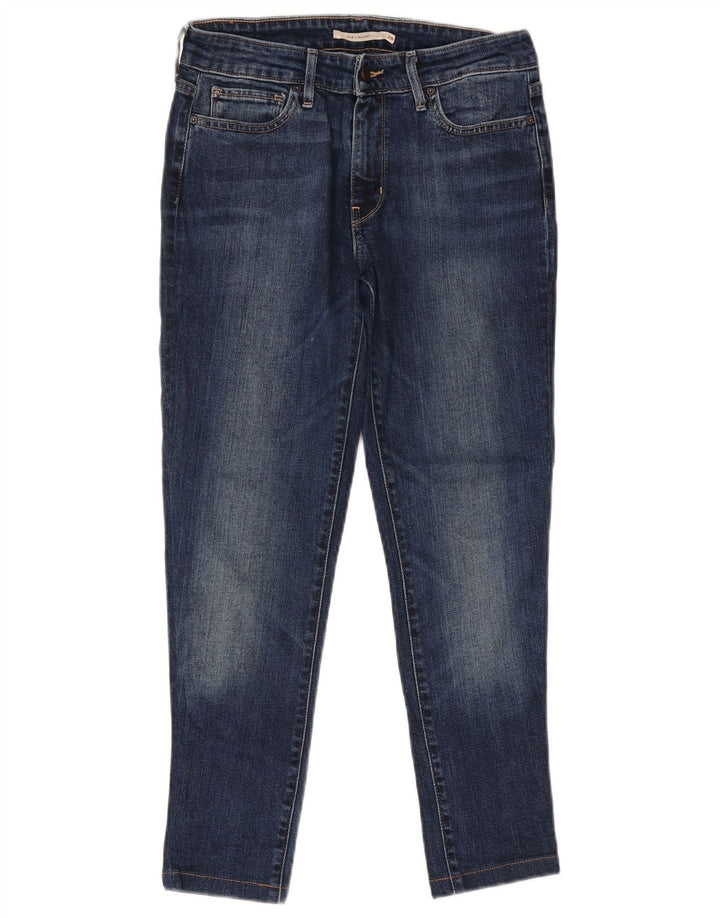 Vaqueros Levi's Mujer 714 Rectos W28 L26 Algodón Azul Marino