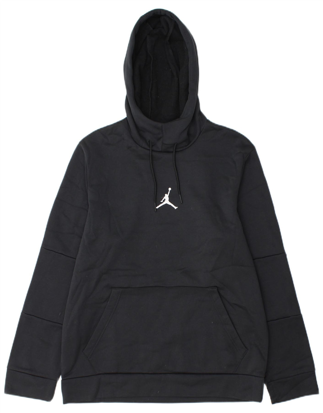 Jordan - Sudadera con capucha para hombre, ajuste estándar, talla pequeña, poliéster negro