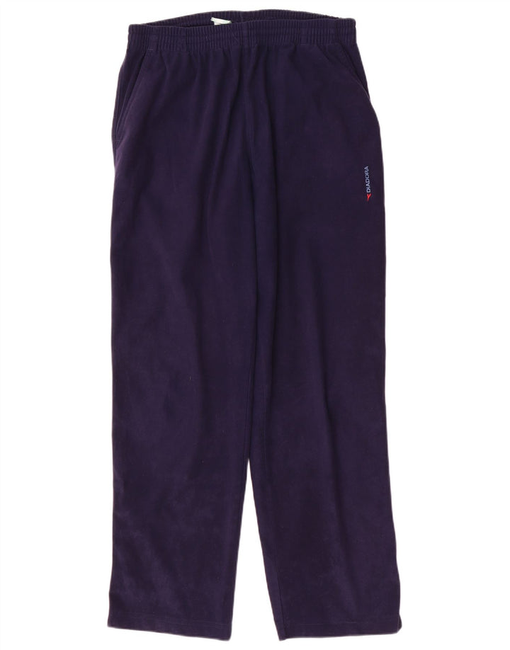 DIADORA Pantalón de Chándal Hombre ES 40 Medio Azul Marino Poliéster