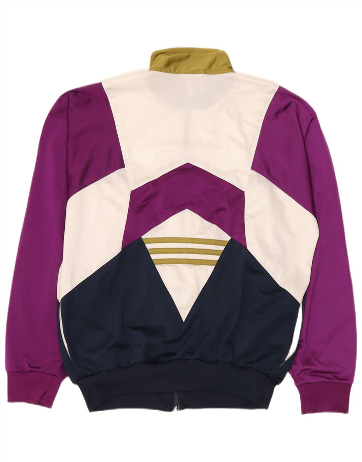 Hummel Hombre Chándal Top Jacket IT 52 Large Púrpura Colorblock Poliéster