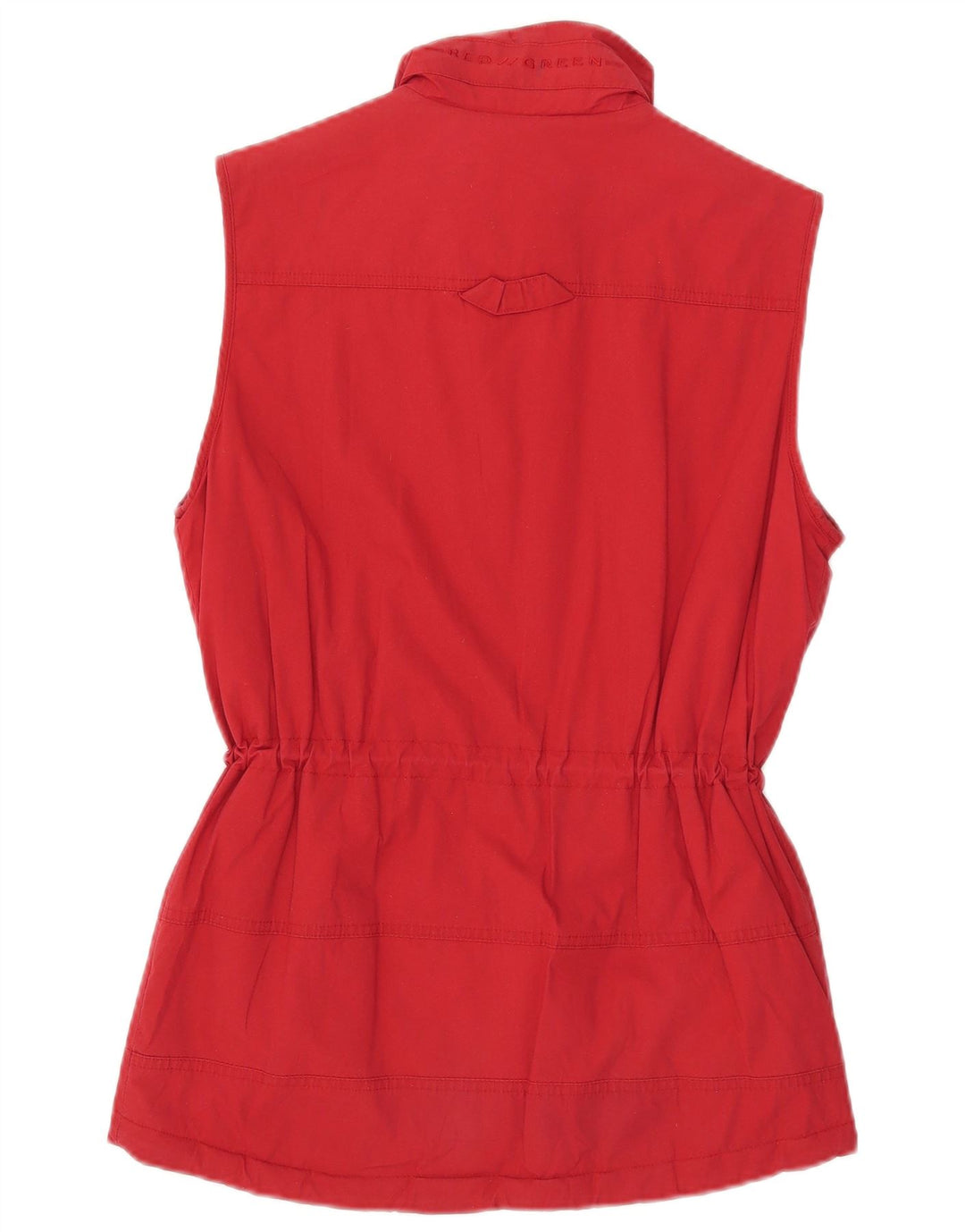 Vintage mujer Gilet Reino Unido 10 pequeño rojo