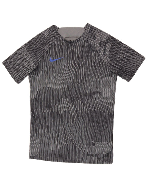 Nike Camiseta Dri Fit Graphic para hombre Top Small Gris Camuflaje Poliéster