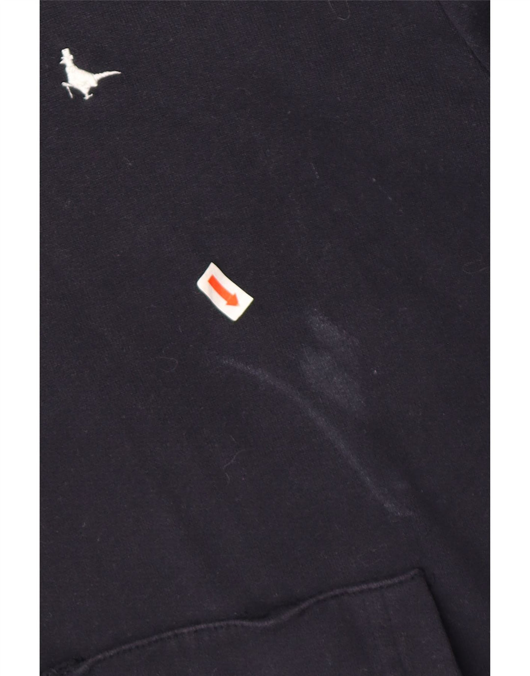 JACK WILLS Jersey con capucha para hombre pequeño algodón azul marino